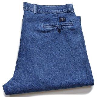 90s DOCKERSドッカーズ ツータック スラックス デニムパンツ W42 L30
