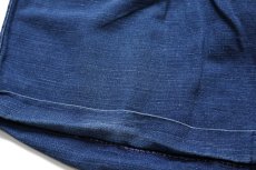 画像6: 90s DOCKERSドッカーズ ツータック リネン混 ショートパンツ インディゴ W36★Levi'sリーバイス ショーツ (6)