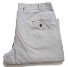 画像1: 90s USA製 DOCKERSドッカーズ ツータック スラックス コットンパンツ グレー W38 L30★Levi'sリーバイス (1)