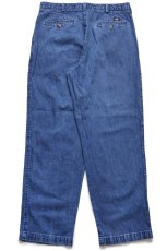 画像3: 90s DOCKERSドッカーズ ツータック スラックス デニムパンツ W34★A Levi'sリーバイス トラウザーズ (3)