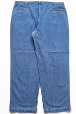 画像3: 90s DOCKERSドッカーズ ツータック スラックス デニムパンツ W42 L30★C Levi'sリーバイス トラウザーズ (3)