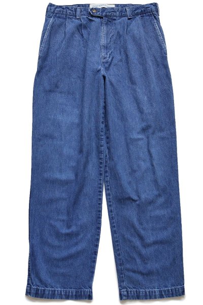 90s DOCKERSドッカーズ ツータック スラックス デニムパンツ W34☆A