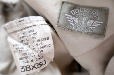 画像6: 90s USA製 DOCKERSドッカーズ ツータック スラックス コットンパンツ グレー W38 L30★Levi'sリーバイス (6)