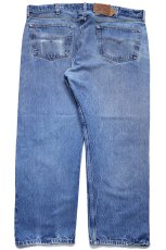 画像3: 00s USA製 Levi'sリーバイス 501 ペンキ飛び&ダメージ&リペア デニムパンツ W44 L30★217 特大 (3)