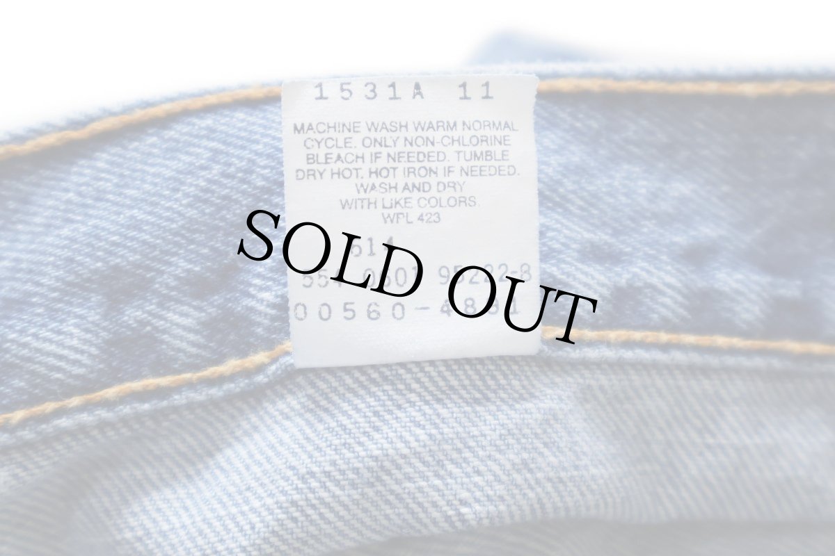画像7: 00s USA製 Levi'sリーバイス 560 デニムパンツ W36 L30 (7)