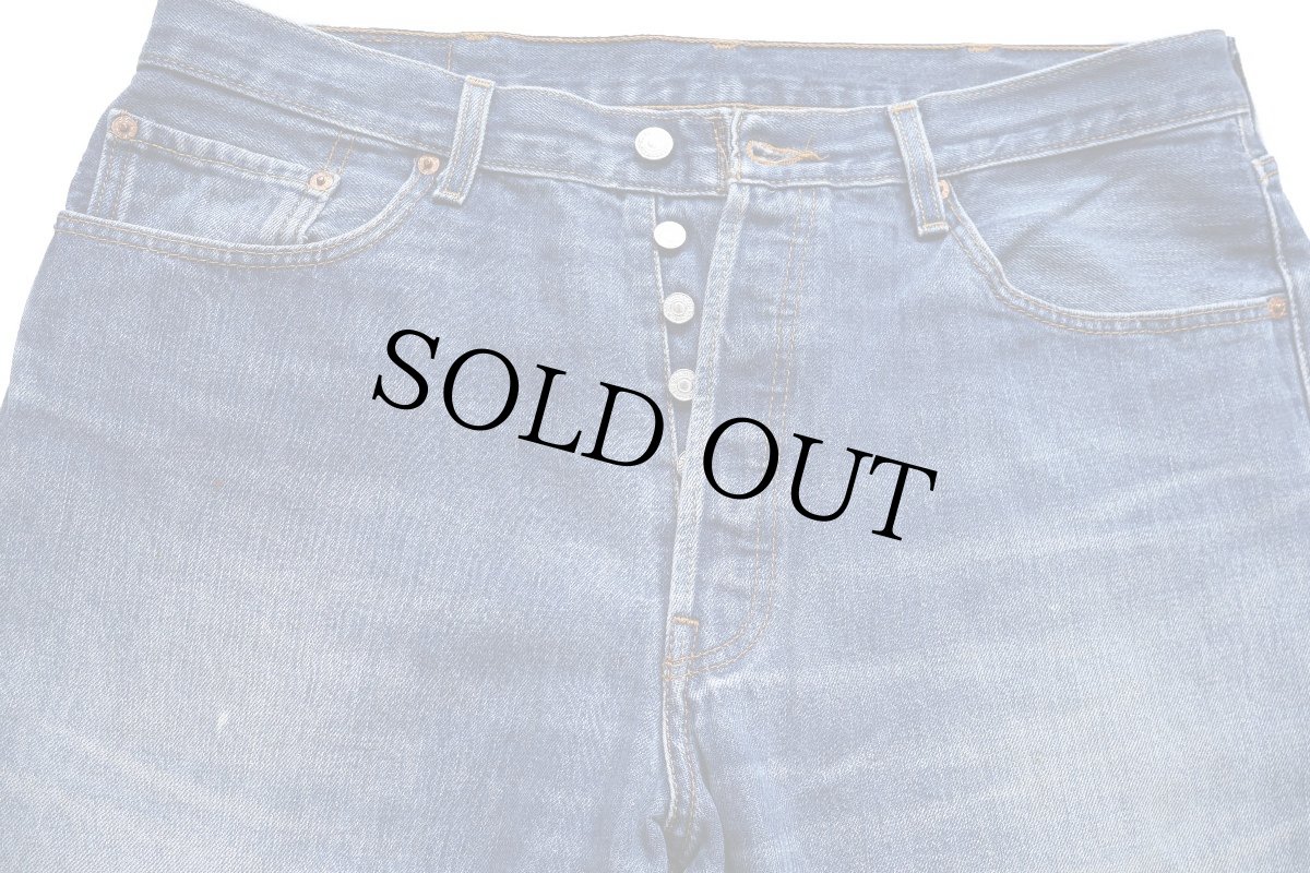 画像4: 00s Levi'sリーバイス 501 ペンキ飛び&ダメージ デニムパンツ ヒゲ W38 L30★231 (4)