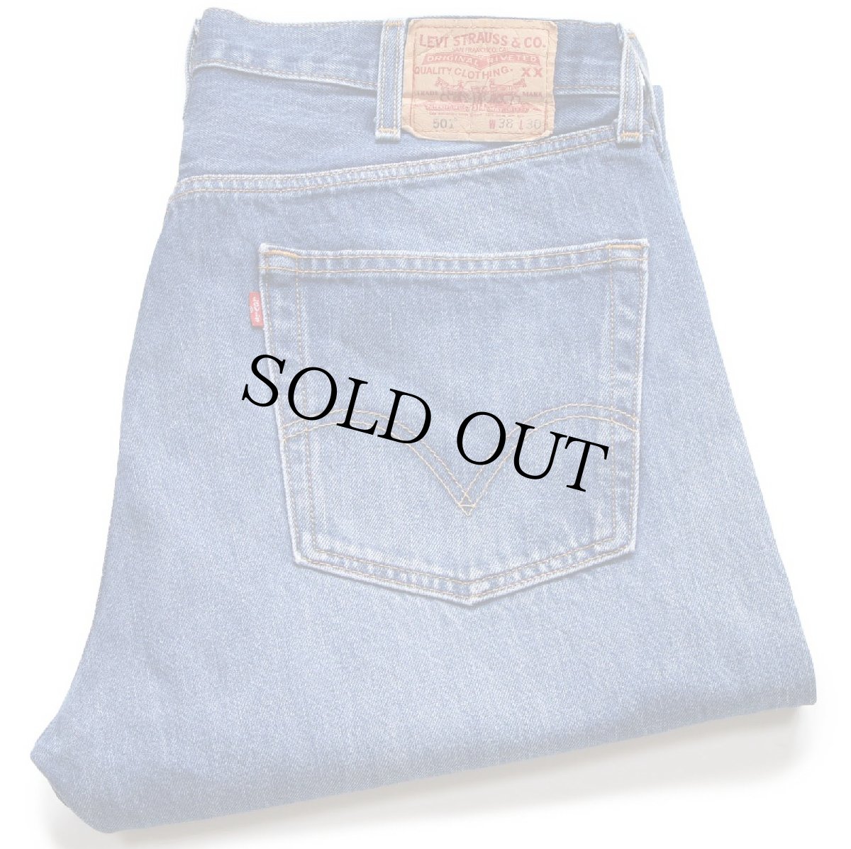 画像1: 00s Levi'sリーバイス 501 ペンキ飛び&ダメージ デニムパンツ ヒゲ W38 L30★231 (1)