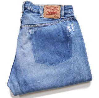 USA製 Levi's 501 デニム 80s USA製 Levi'sリーバイス 501 ダメージ デニムパンツ w30☆86