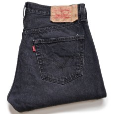 画像1: Levi'sリーバイス 501 ブラック デニムパンツ W34 L30★02 (1)
