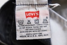 画像5: 00s USA製 Levi'sリーバイス 501 ブラック デニムパンツ W40 L30 (5)
