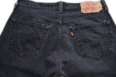 画像5: Levi'sリーバイス 501 ブラック デニムパンツ W34 L30★02 (5)