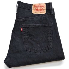 画像1: 00s Levi'sリーバイス 501 ブラック デニムパンツ W34 L30★01 (1)