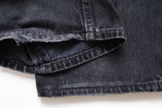 画像8: 00s USA製 Levi'sリーバイス 501 ブラック デニムパンツ W40 L30 (8)