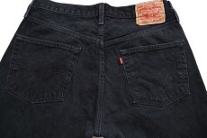 画像5: 00s Levi'sリーバイス 501 ブラック デニムパンツ W34 L30★01 (5)