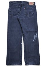 画像3: 00s メキシコ製 Levi'sリーバイス 501 ブリーチ ブラック デニムパンツ フェード W38 L32 (3)