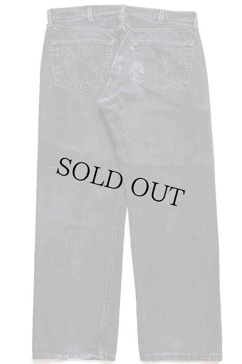 画像3: 00s USA製 Levi'sリーバイス 501 ブラック デニムパンツ W40 L30 (3)