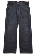画像2: Levi'sリーバイス 501 ブラック デニムパンツ W34 L30★02 (2)