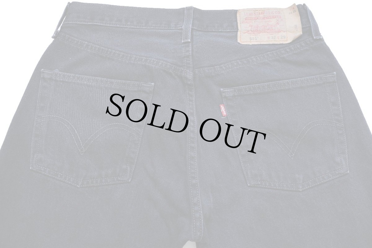 画像5: 00s メキシコ製 Levi'sリーバイス 501 ブラック デニムパンツ W32 L29 (5)