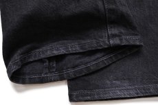 画像8: LEVI'Sリーバイス PREMIUM 501 '93 BIGE ストレッチ ブラック デニムパンツ W38 L32 (8)