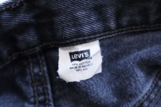 画像7: 00s メキシコ製 Levi'sリーバイス 501 ブリーチ ブラック デニムパンツ フェード W38 L32 (7)