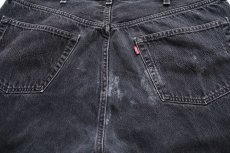 画像7: 00s USA製 Levi'sリーバイス 501 ブラック デニムパンツ W40 L30 (7)