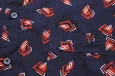 画像5: 90s DOCKERSドッカーズ アトミック 総柄 半袖 コットンシャツ 黒 XL★Levi'sリーバイス (5)