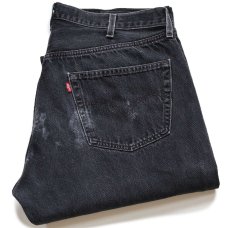 画像1: 00s USA製 Levi'sリーバイス 501 ブラック デニムパンツ W40 L30 (1)