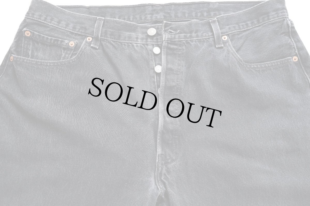 画像4: 00s USA製 Levi'sリーバイス 501 ブラック デニムパンツ W40 L30 (4)