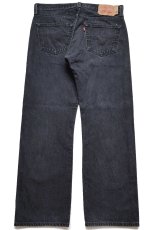 画像3: Levi'sリーバイス 501 ブラック デニムパンツ W34 L30★02 (3)