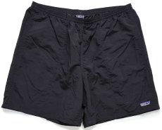 画像1: patagoniaパタゴニア BAGGIES LONGS 7INCH ナイロン バギーズ ロング ショーツ BLK ブラック XL★63 ショートパンツ (1)