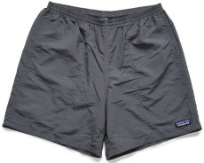 画像1: patagoniaパタゴニア BAGGIES LONGS 7INCH ナイロン バギーズ ロング ショーツ フォージグレー M★55 ショートパンツ (1)