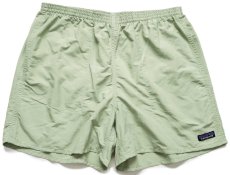 画像1: patagoniaパタゴニア BAGGIES SHORTS ナイロン バギーズショーツ SLVG ライトグリーン L★68 ショートパンツ (1)