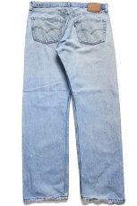画像3: 00s メキシコ製 Levi'sリーバイス 501 パッチワーク リペア デニムパンツ W38 L32★228 (3)