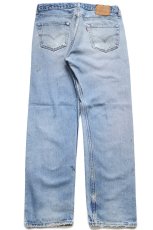 画像3: 90s USA製 Levi'sリーバイス 501 ダメージ&汚れ デニムパンツ ボロ W36 L32★220 (3)