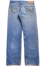 画像3: 00s メキシコ製 Levi'sリーバイス 501 ダメージ&汚れ デニムパンツ ヒゲ W38★226 (3)