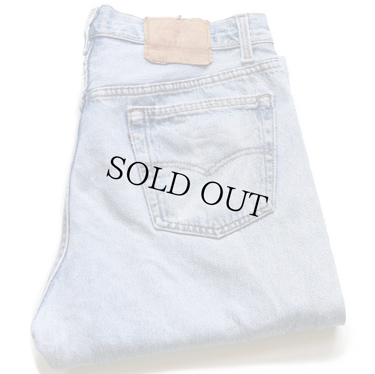 画像1: 90s USA製 Levi'sリーバイス 501 ダメージ デニムパンツ W36 L30★219 (1)
