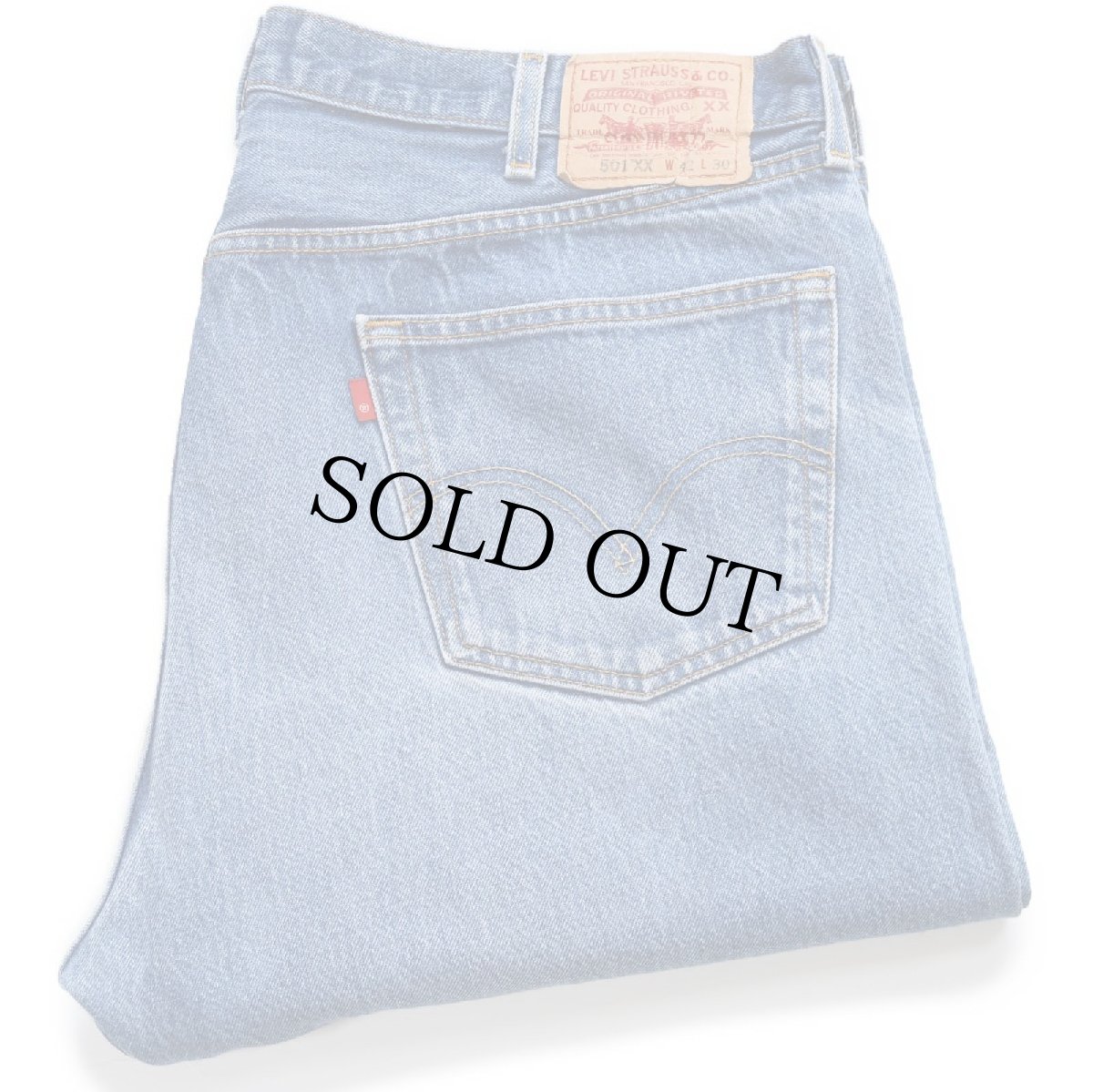 画像1: 00s メキシコ製 Levi'sリーバイス 501 デニムパンツ W42 L30★224 (1)