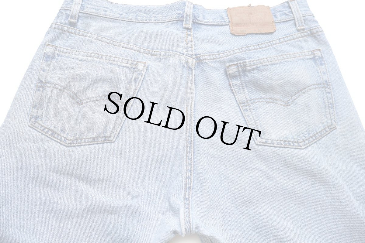 画像5: 90s USA製 Levi'sリーバイス 501 ダメージ デニムパンツ W36 L30★219 (5)