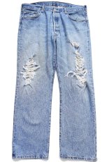 画像2: 00s Levi'sリーバイス 501 ダメージ デニムパンツ W38 L30★225 (2)