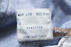 画像7: 00s Levi'sリーバイス 501 ダメージ デニムパンツ W38 L30★225 (7)