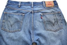 画像5: 00s Levi'sリーバイス 501 ダメージ&汚れ デニムパンツ ヒゲ W38★227 (5)