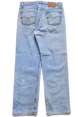 画像3: 90s USA製 Levi'sリーバイス 501 ダメージ デニムパンツ W36 L30★219 (3)