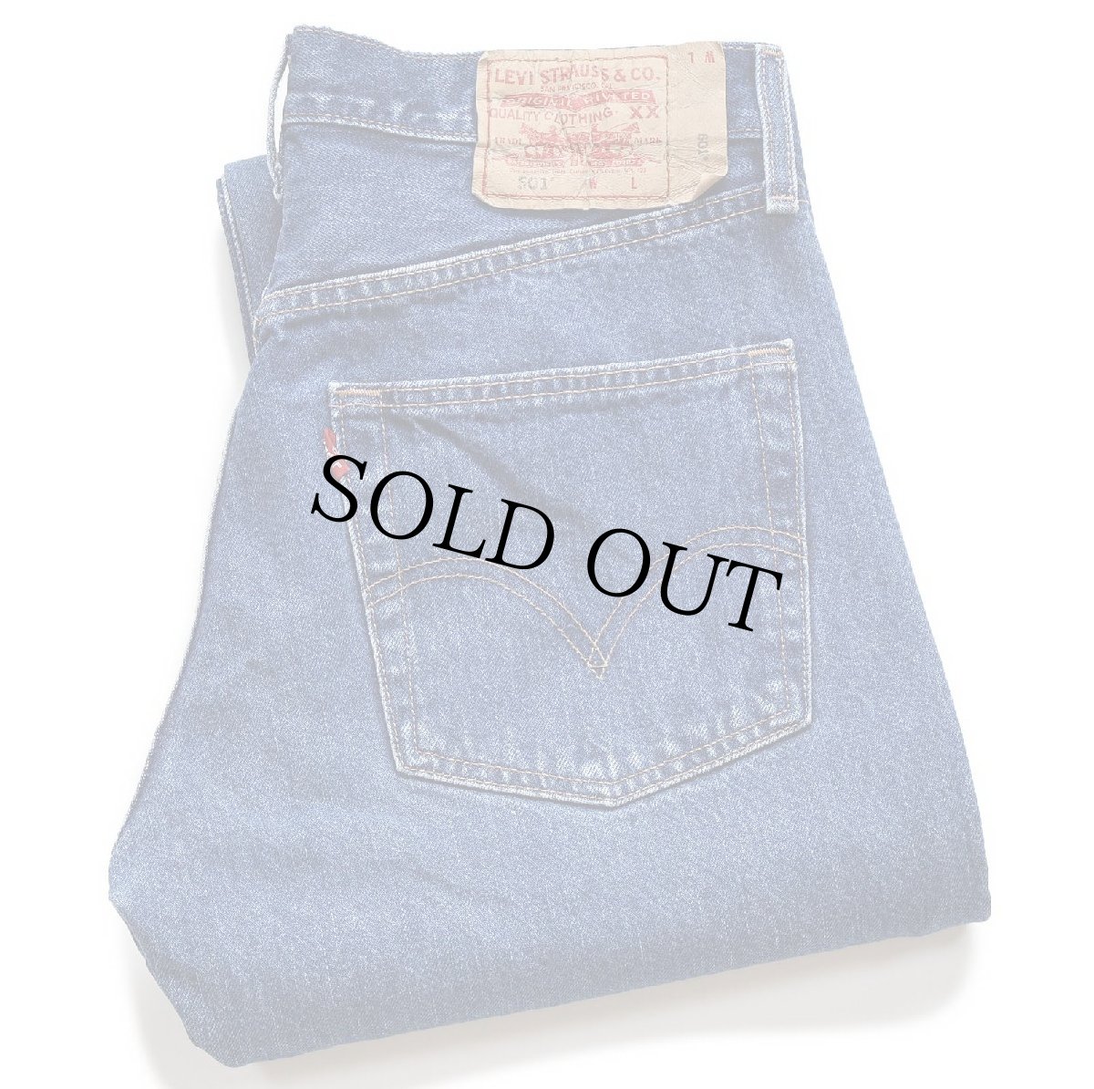 画像1: 00s メキシコ製 Levi'sリーバイス 501 デニムパンツ W31 L32★222 (1)