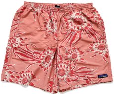 画像1: patagoniaパタゴニア BAGGIES LONGS 7INCH セレウス フラワー 総柄 ナイロン バギーズ ロング ショーツ CEUP M★ショートパンツ (1)