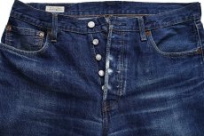 画像1: LEVI'Sリーバイス PREMIUM 501 BIGE デニムパンツ ヒゲ W34★230 (1)