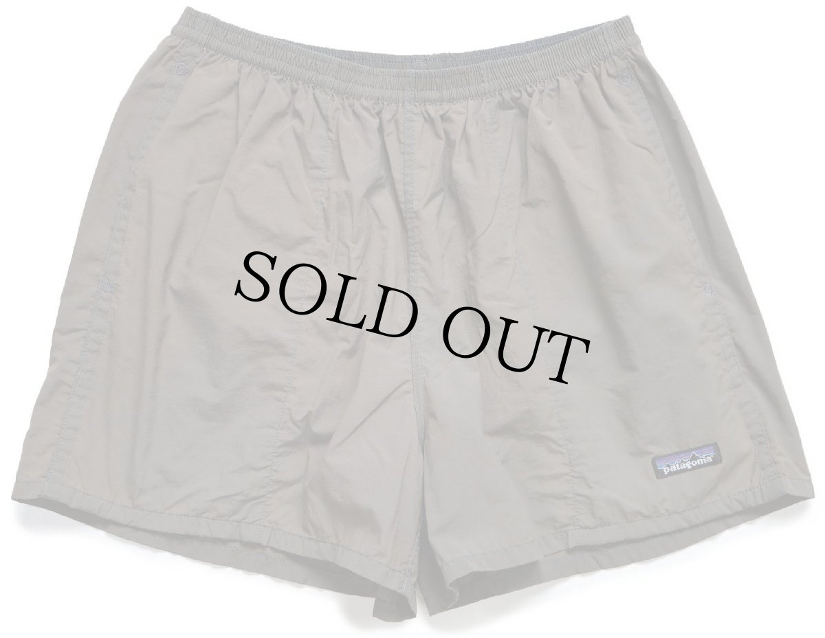 画像1: 00s patagoniaパタゴニア BAGGIES SHORTS ナイロン バギーズショーツ グレー フェード M★53 ショートパンツ (1)