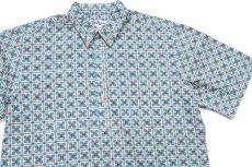 画像3: 90s USA製 Tori Richard FOR LIBERTY HOUSE 総柄 三点留め ボタンダウン プルオーバー 裏生地 アロハシャツ L (3)