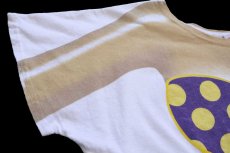 画像5: 90s MY BIKINI ドット柄 ビキニ 騙し絵 両面プリント コットンTシャツ (5)