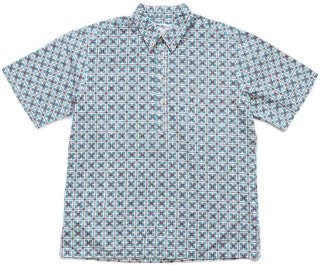60s 日本製 ALOHA SHIRTS ハワイ柄 ハンドスクリーン レーヨン アロハ