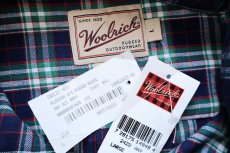 画像5: デッドストック★00s Woolrichウールリッチ タータンチェック 半袖 コットンシャツ L★インド綿 (5)